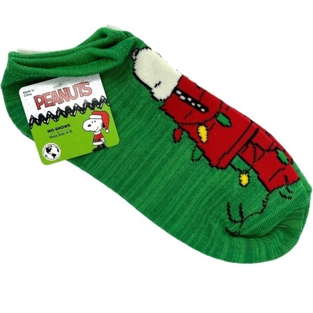 Peanuts Snoopy No Show Socks 6 Pairs